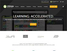 Tablet Screenshot of litmos.com